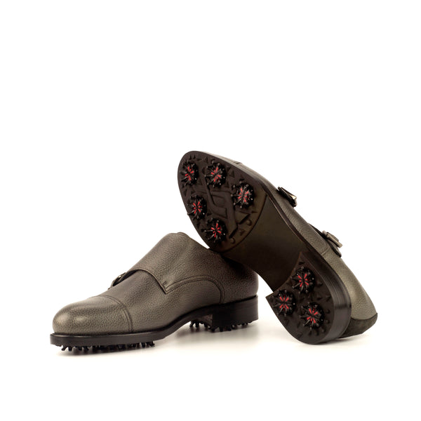 Customizable Double Monk Strap Golf Shoe
